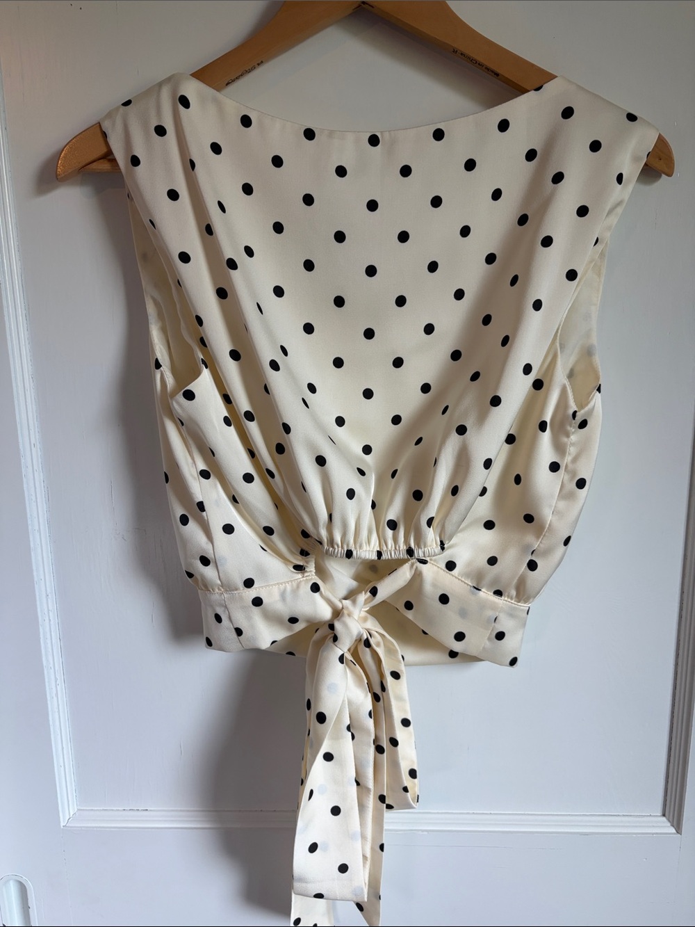 Commense Two-Piece Set - Cream with Black Polka Dots - Picture 8 of 12